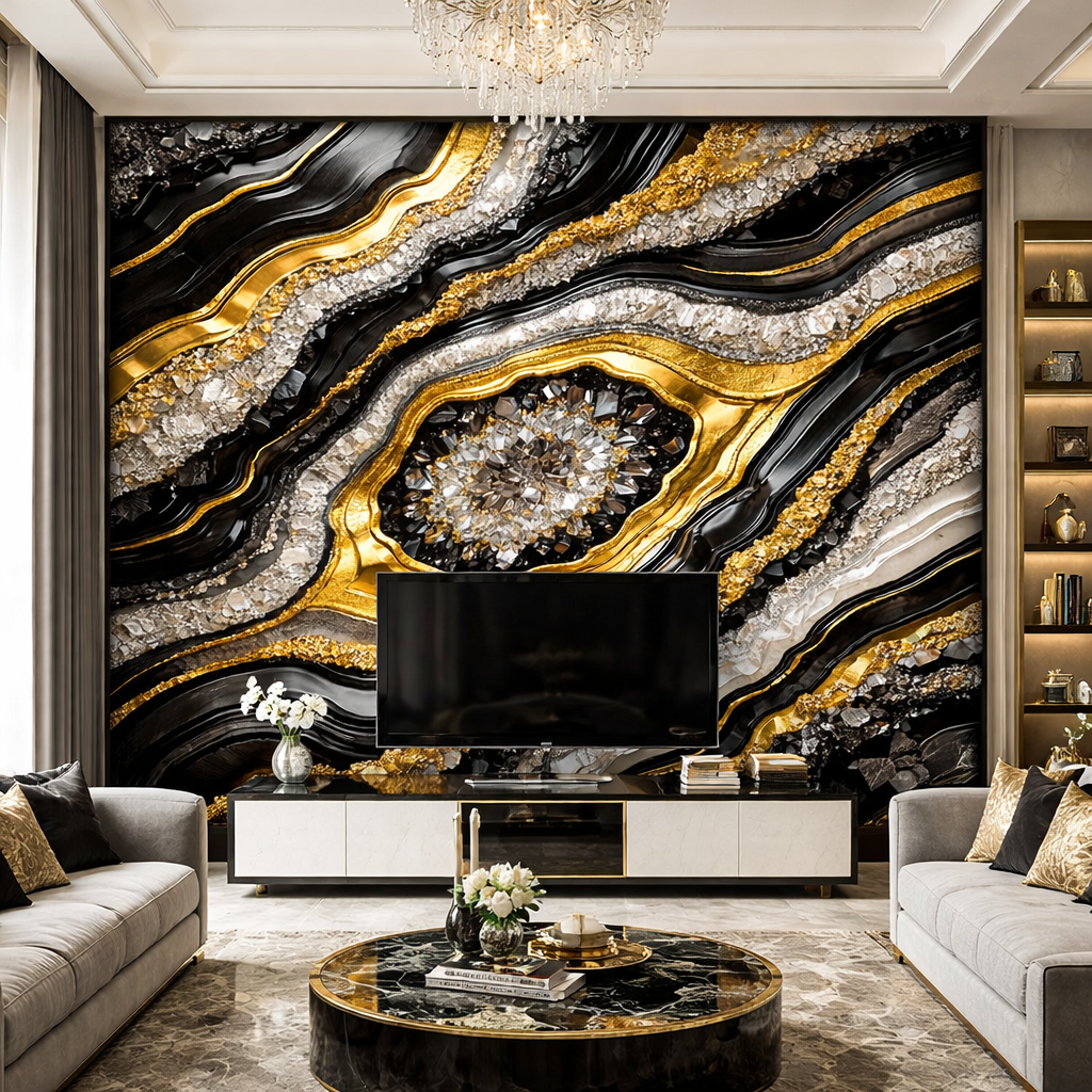 Gilded Flow Wallpaper