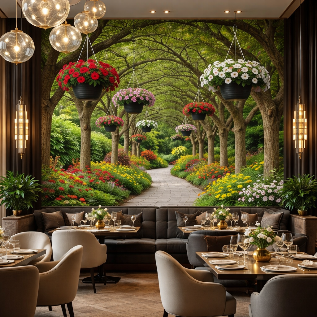 Garden Walkway Wallpaper