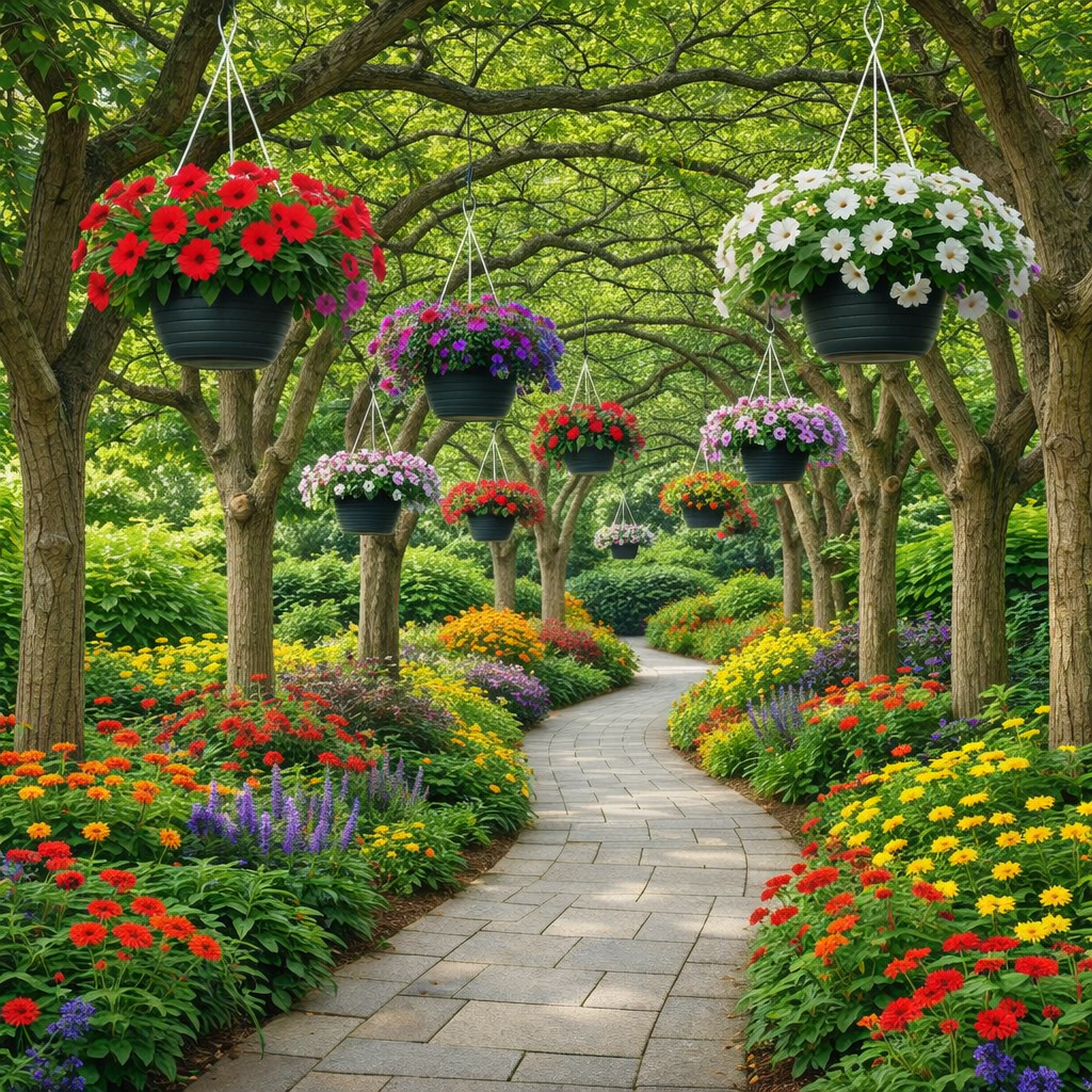 Garden Walkway Wallpaper