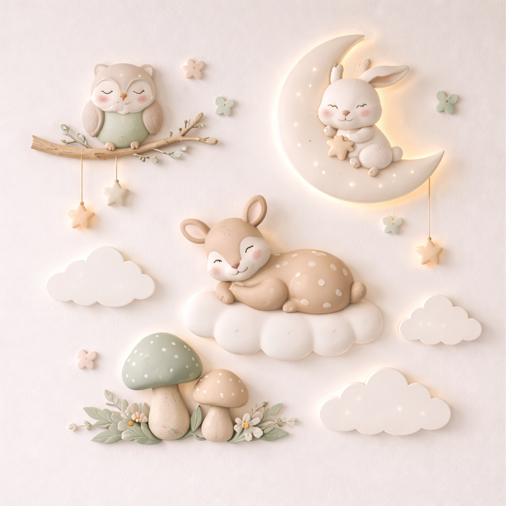 Moonlit Fawn Wallpaper