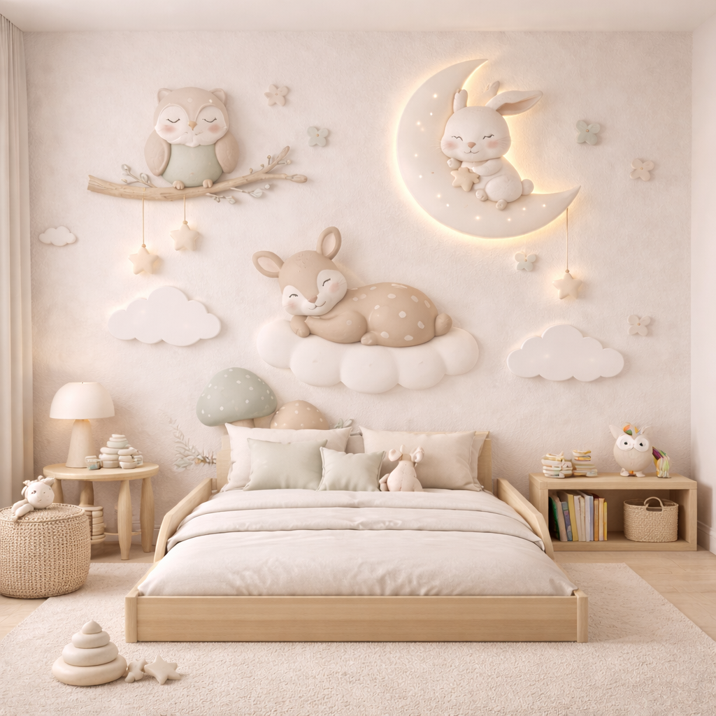 Moonlit Fawn Wallpaper