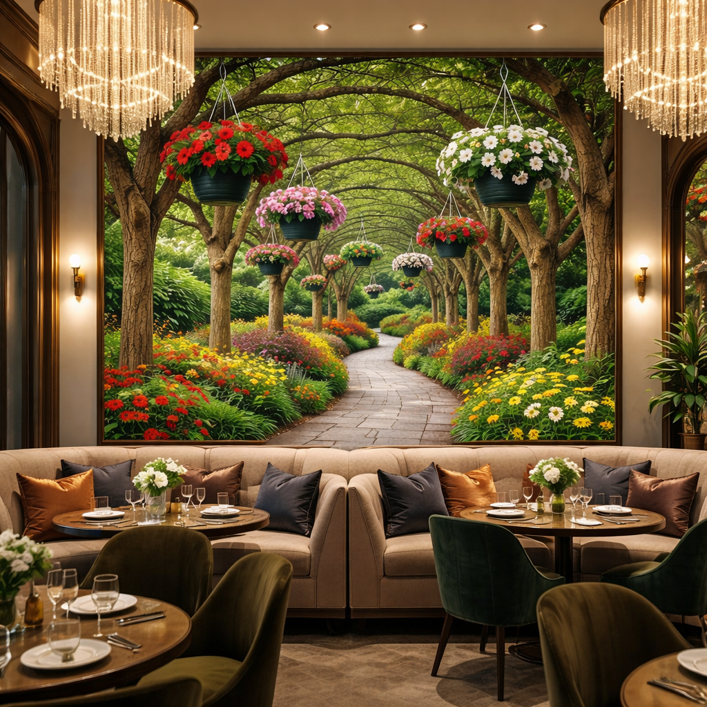 Garden Walkway Wallpaper