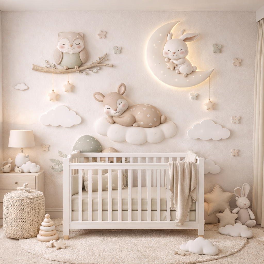 Moonlit Fawn Wallpaper