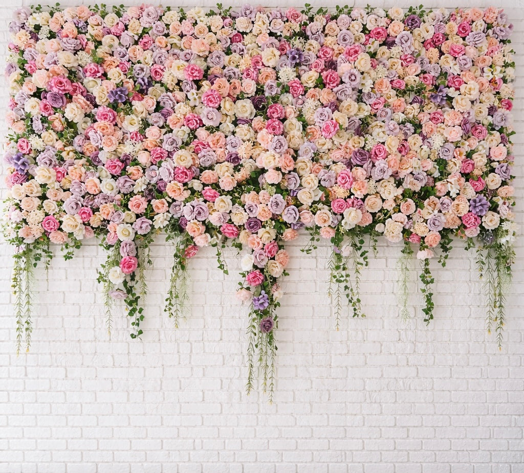 Blush Floral Wall Wallpaper