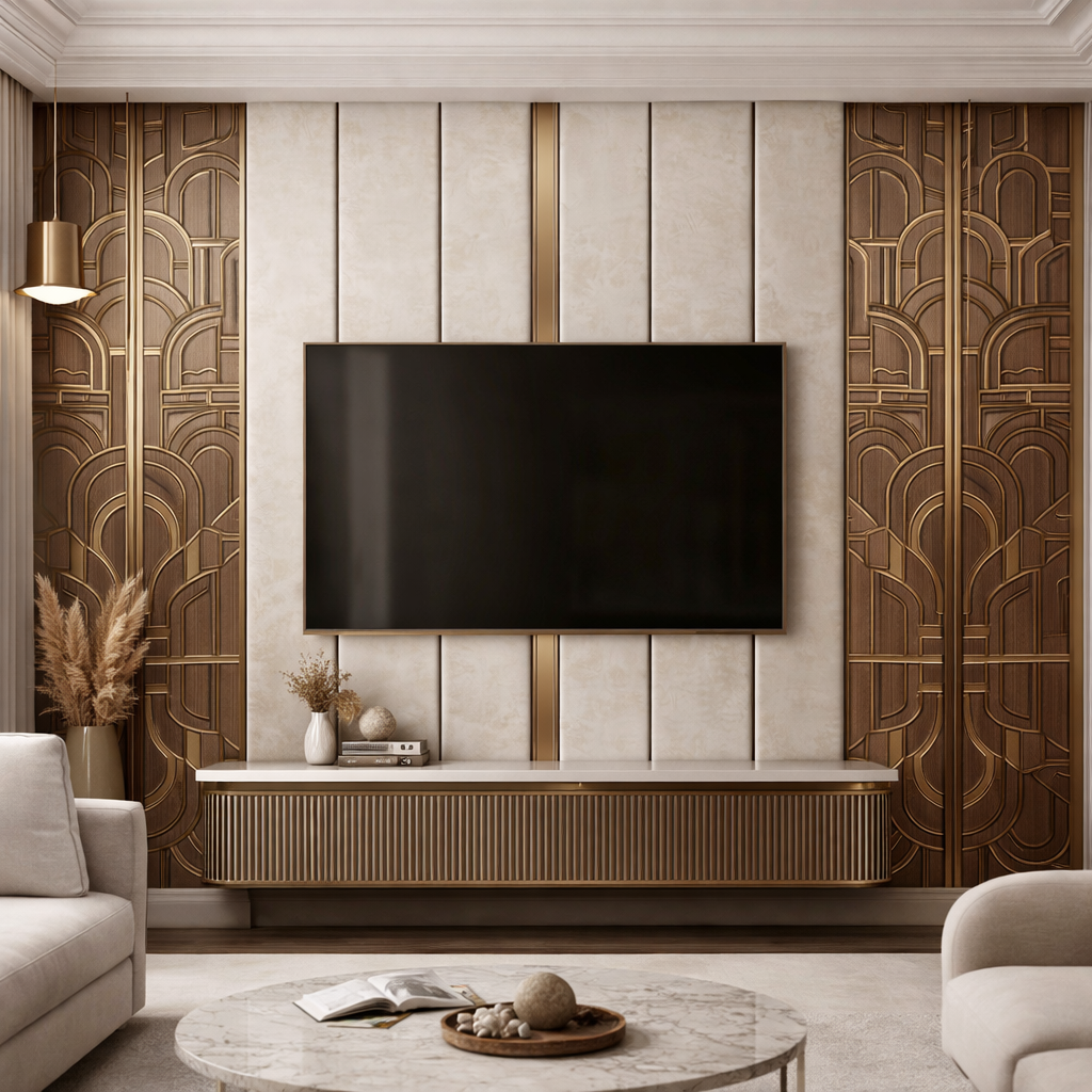 Art Deco Panel Wallpaper