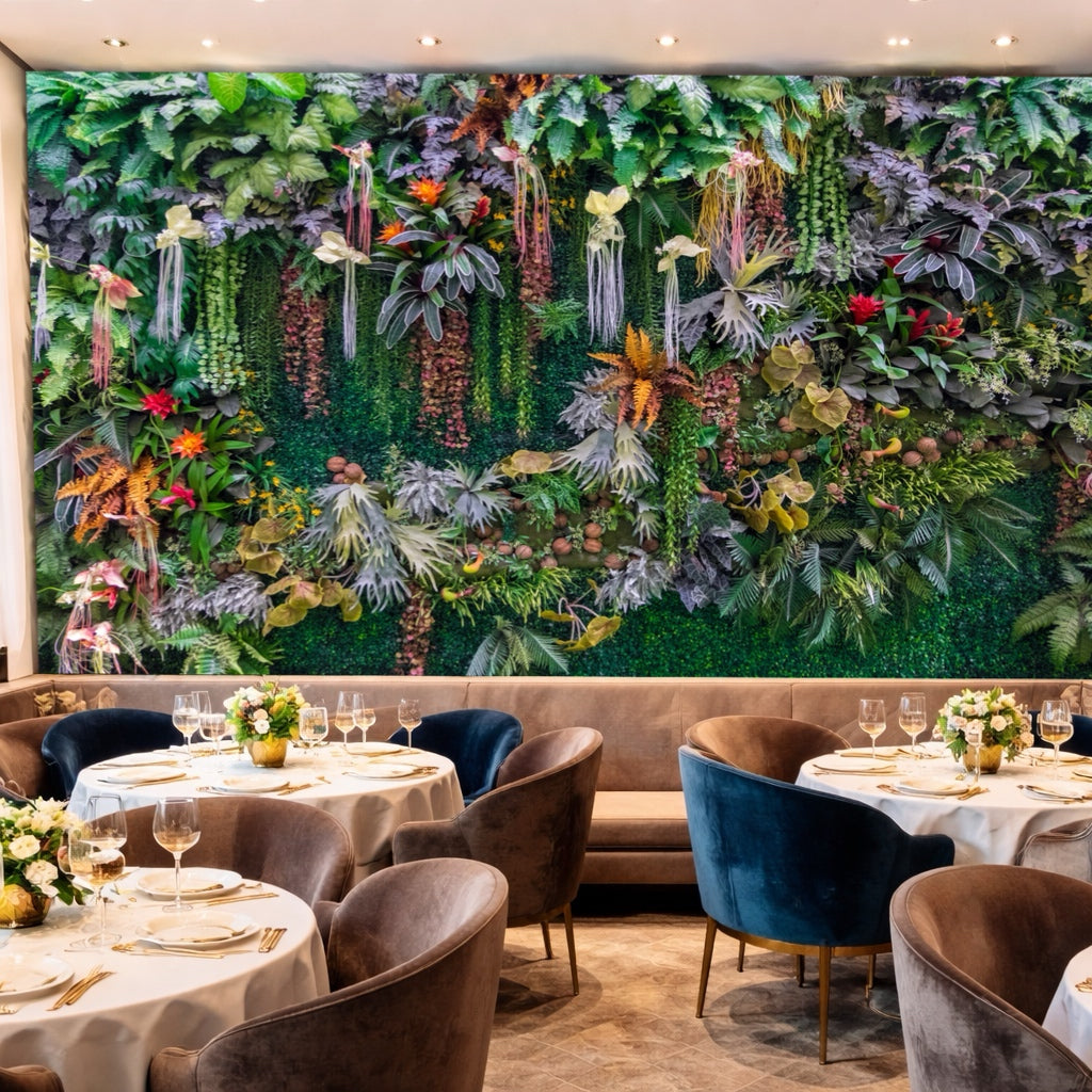 Vertical Botanical Luxe Wallpaper