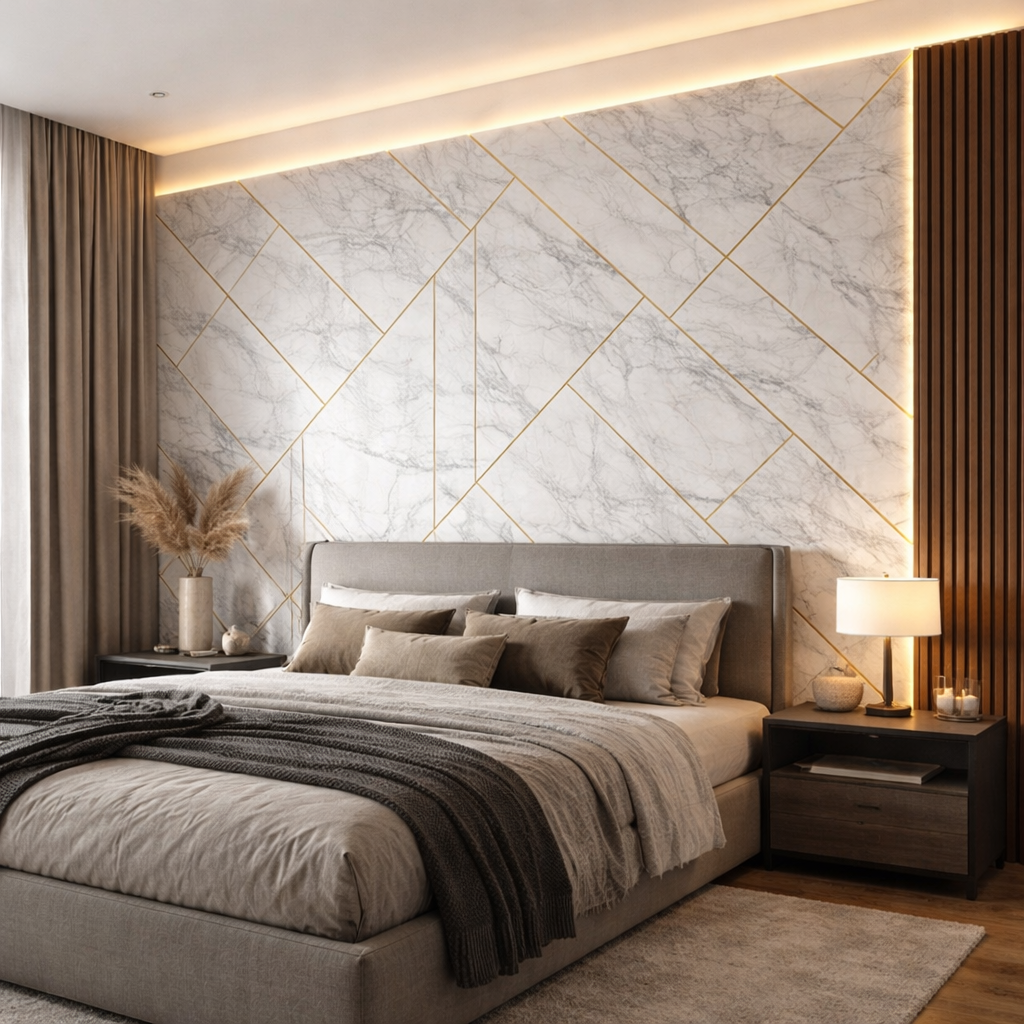 Gilded Marble Wallpaper