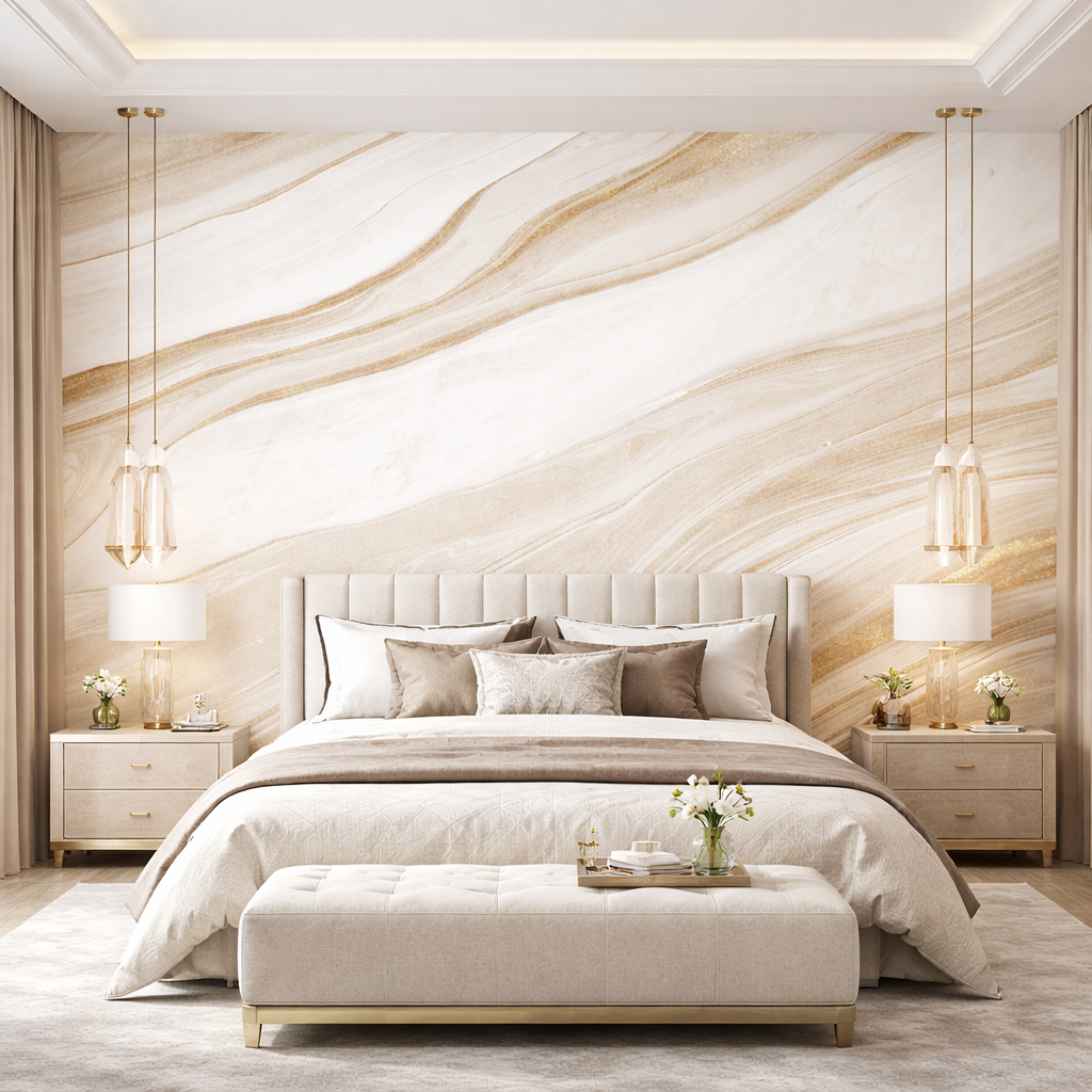 Caldera Marble Wallpaper