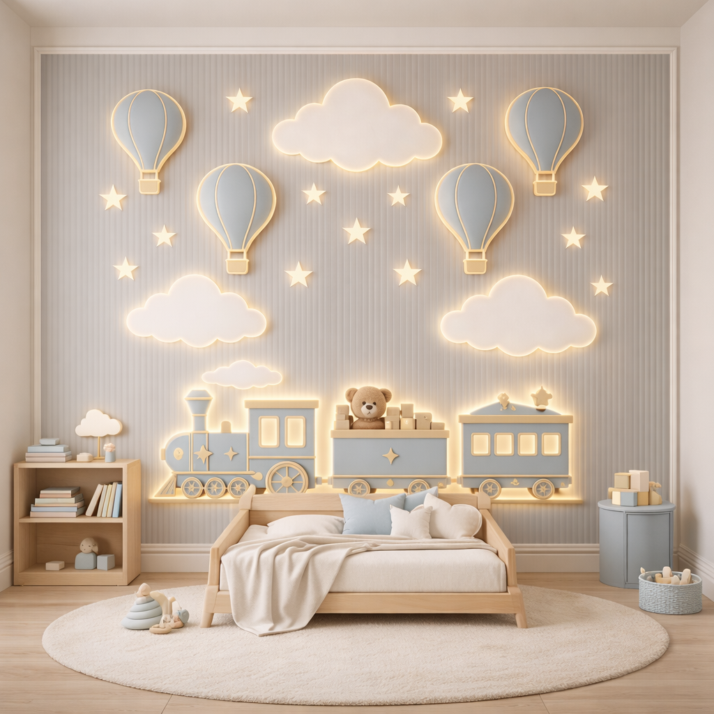 Dreamlight Sky Train Wallpaper