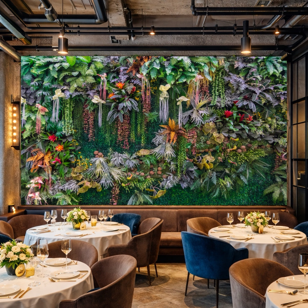 Vertical Botanical Luxe Wallpaper