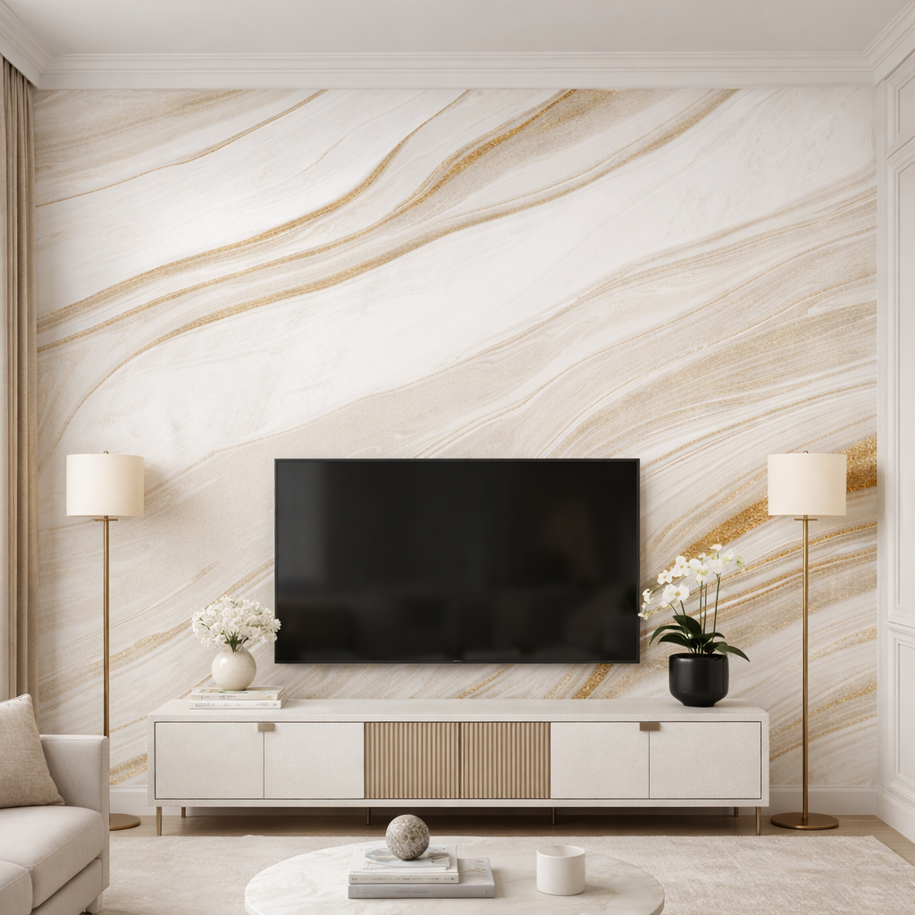 Caldera Marble Wallpaper