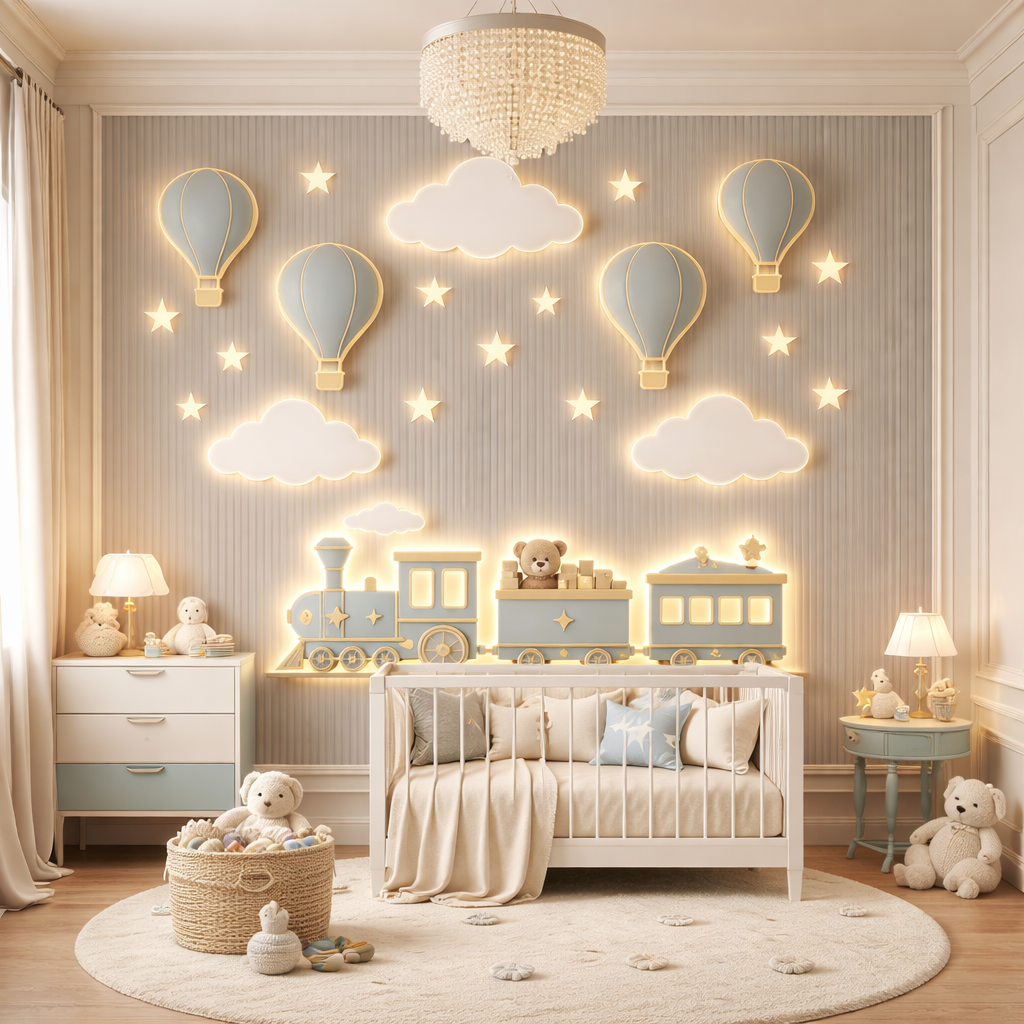 Dreamlight Sky Train Wallpaper