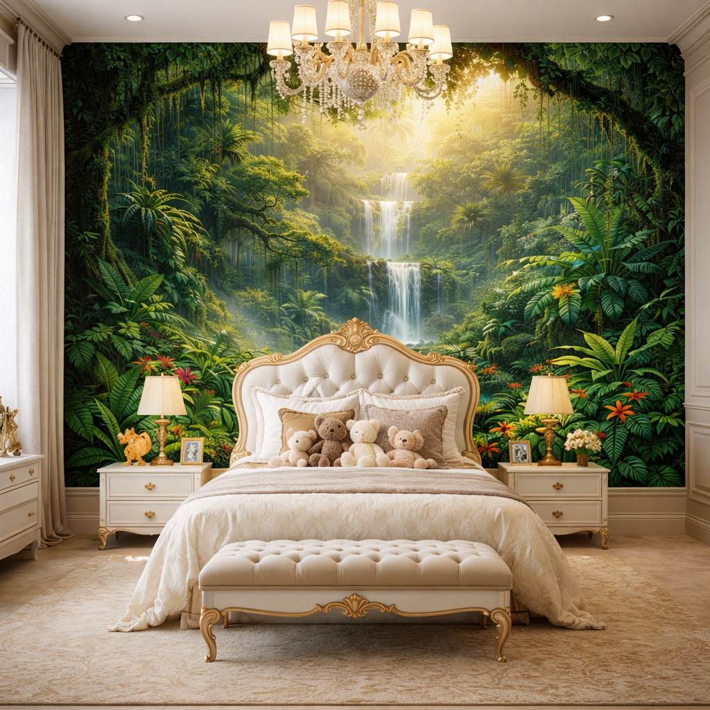 Rainforest Waterfall Wallpaper