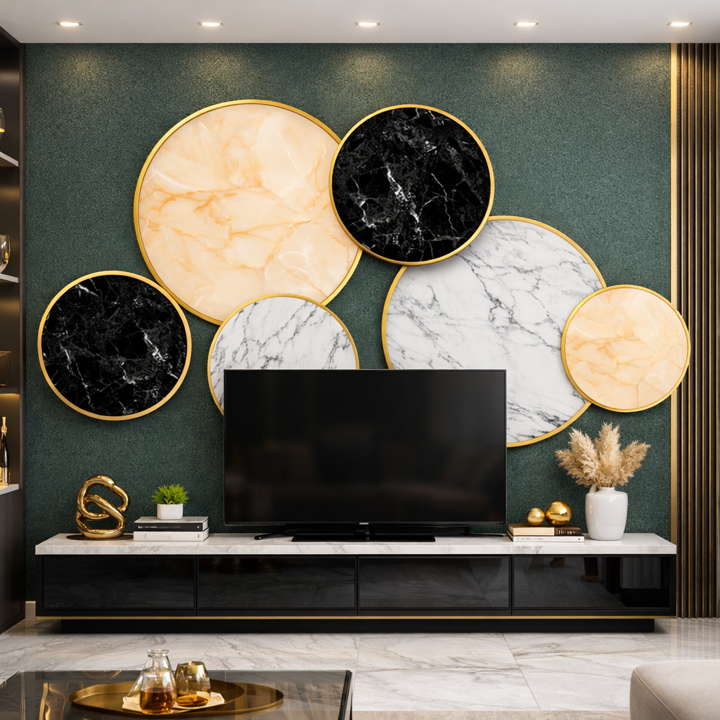 Gilded Circles Wallpaper