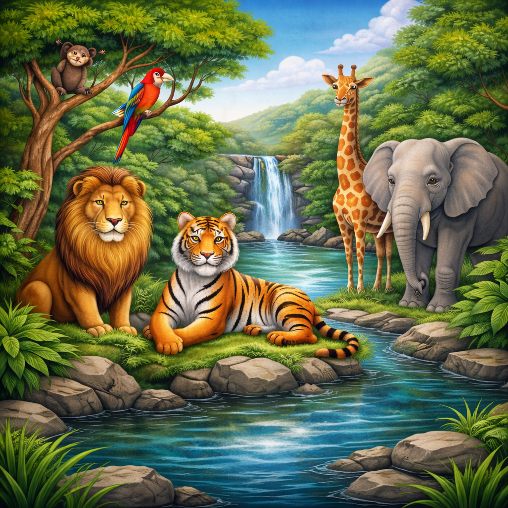 Safari Animals Wallpaper