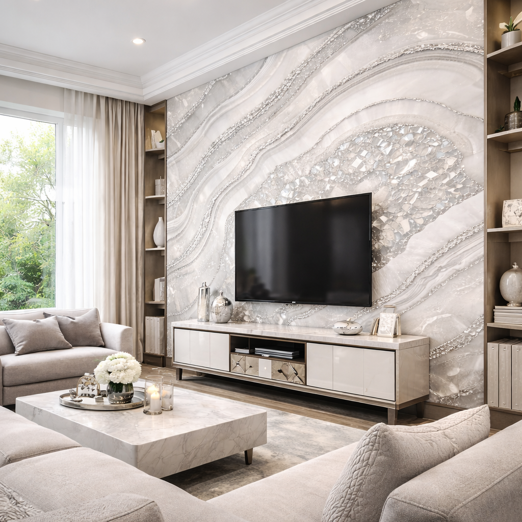 Regal Mineral Vein Wallpaper