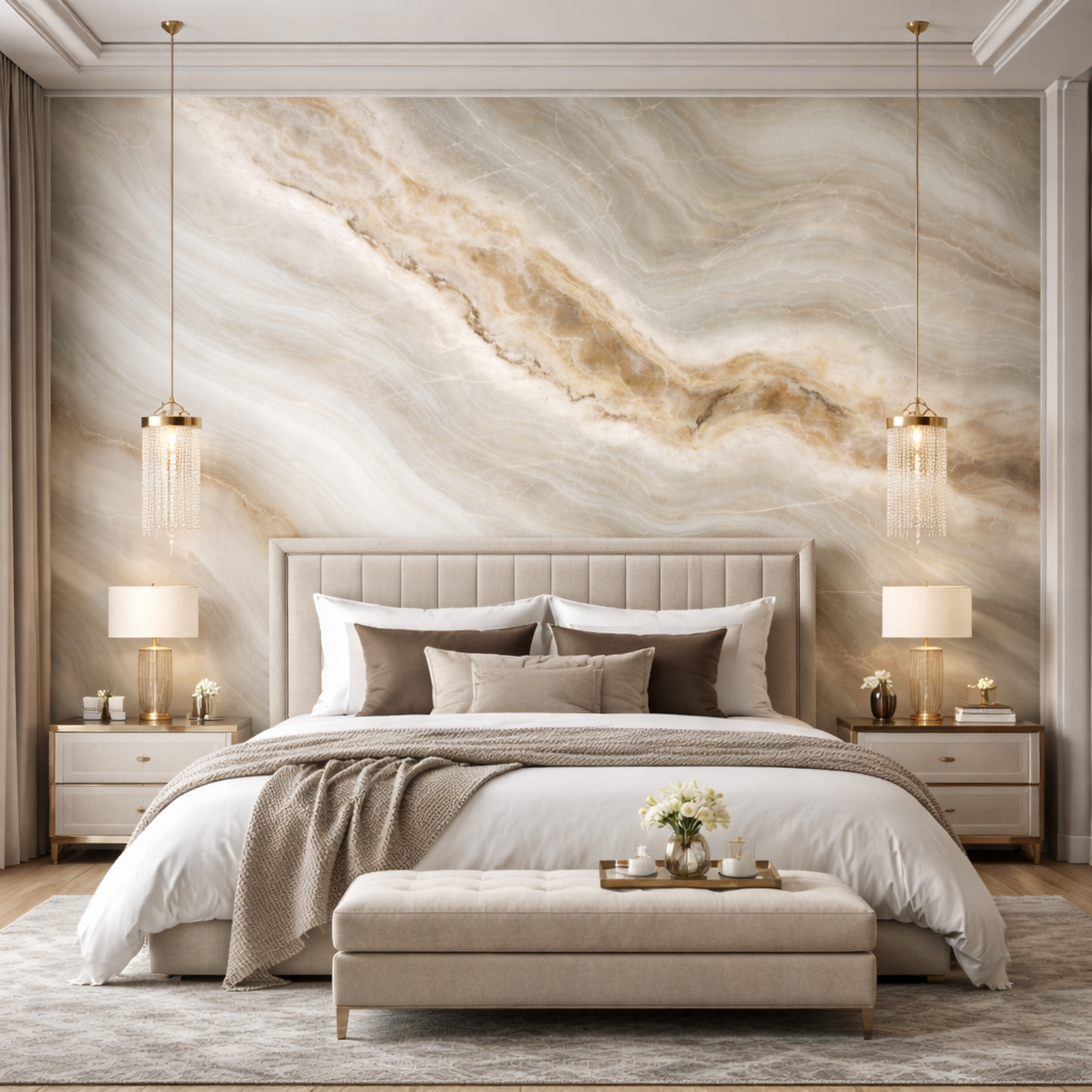 Onyxelle Marble Wallpaper