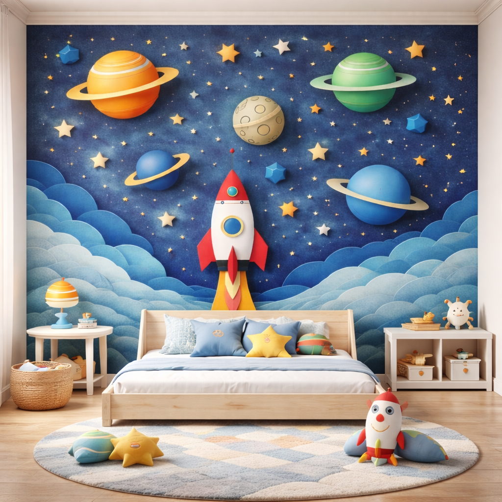 Rocket Dreamscape Wallpaper