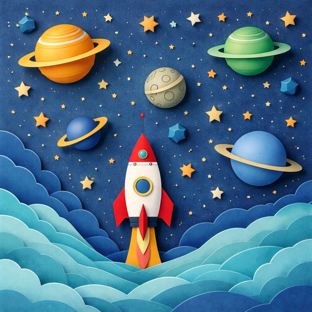 Rocket Dreamscape Wallpaper