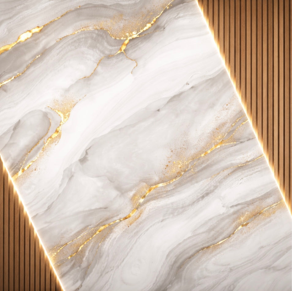 Ivory Glow Marble Wallpaper