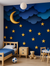 Moon & Stars Night Sky Wallpaper Mural