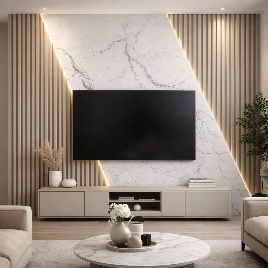 Marble Slant Wallpaper