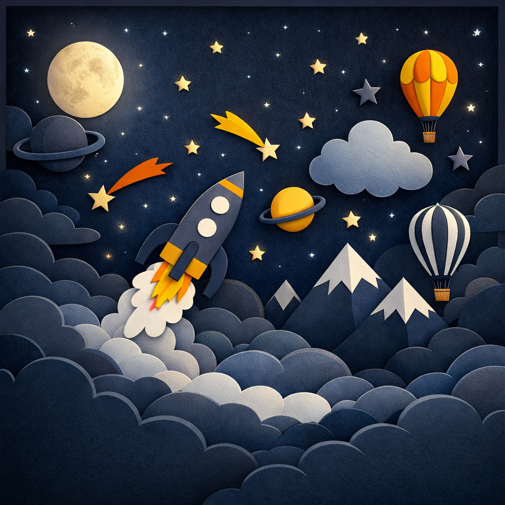 Dream Voyage Space Wallpaper