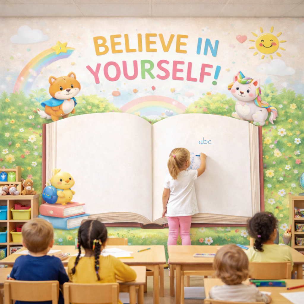 Wipeable Believe In Yourself Wallpaper