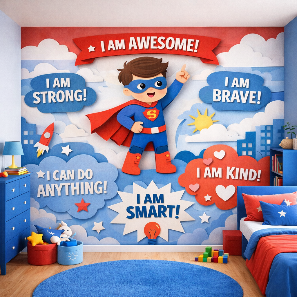 Superhero Affirmations Wallpaper