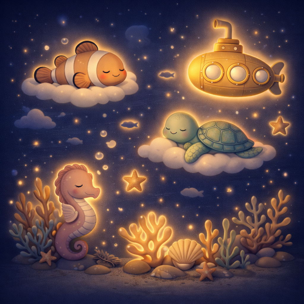 Dreamy Ocean Night Wallpaper