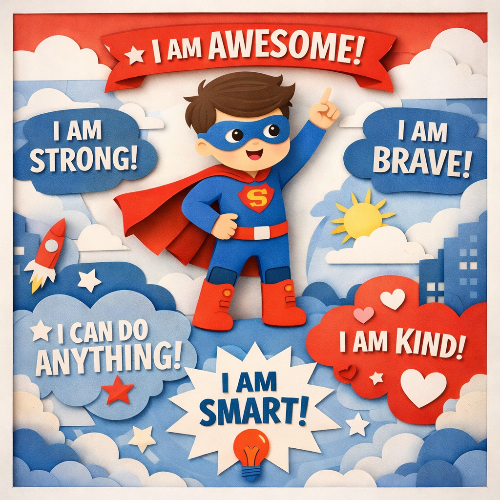 Superhero Affirmations Wallpaper