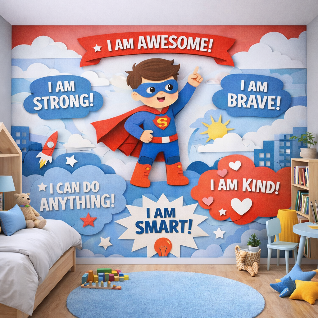 Superhero Affirmations Wallpaper
