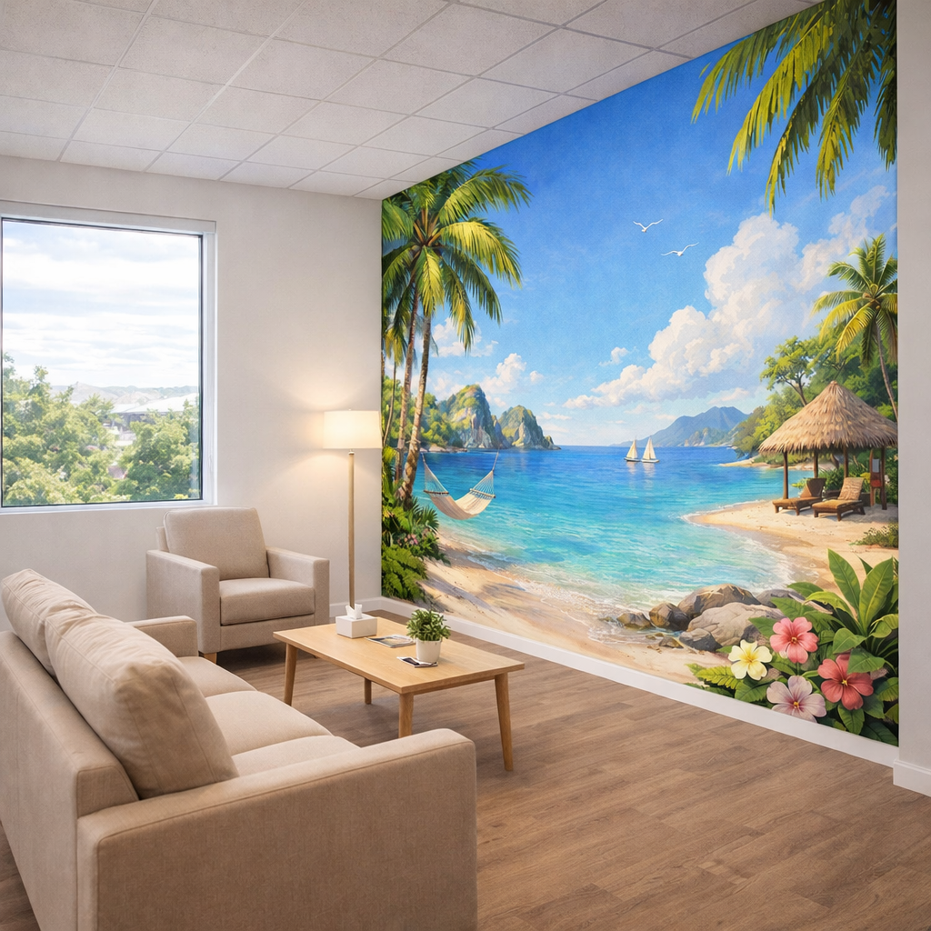 Serene Tropical Escape Wallpaper