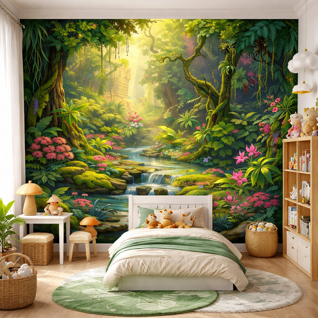 Jungle Waterfall Wallpaper