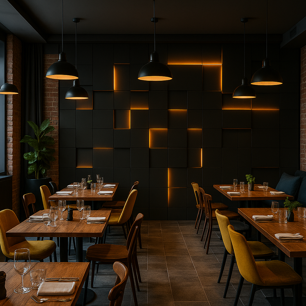 Midnight Luxe Glow Wallpaper