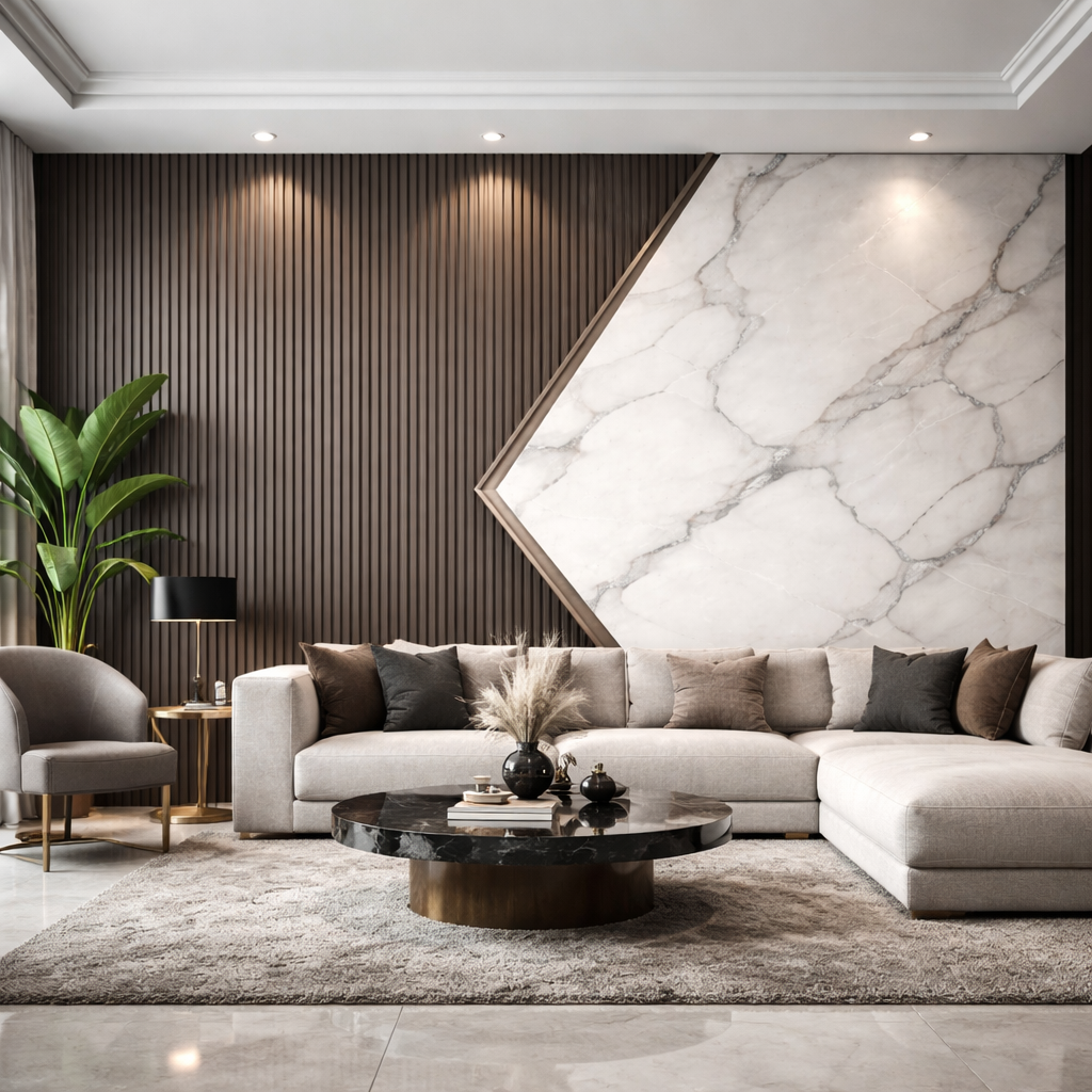 Obsidian Marble Edge Wallpaper