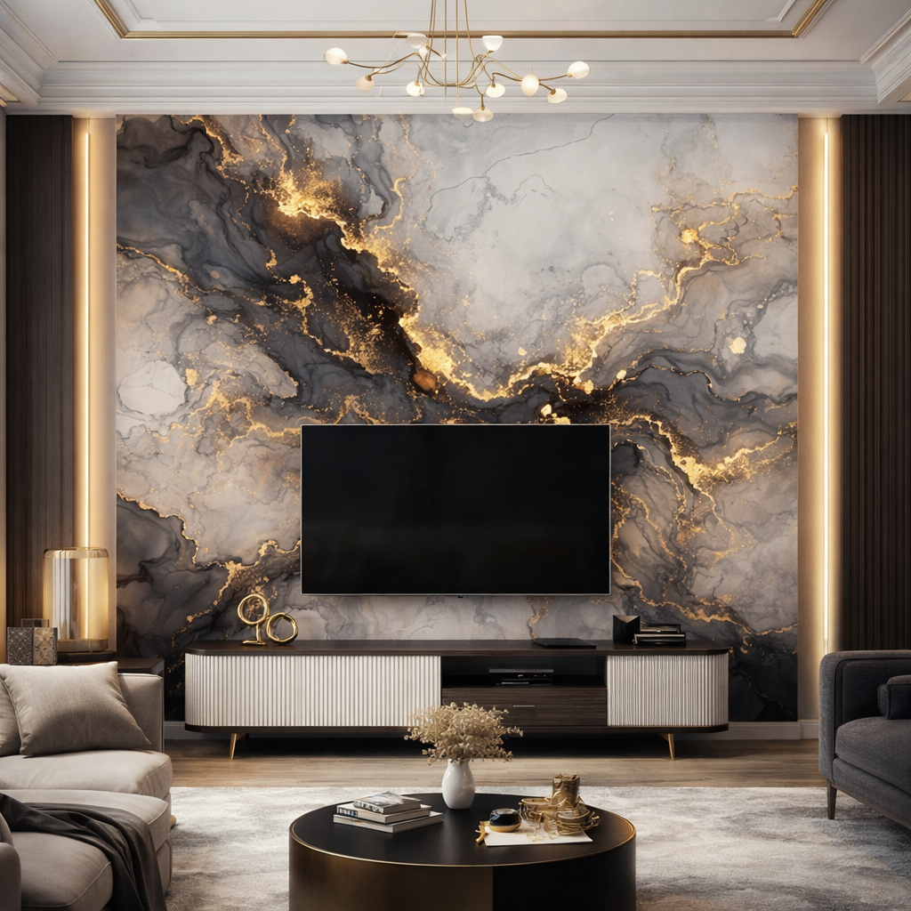 Granveil Marble Wallpaper