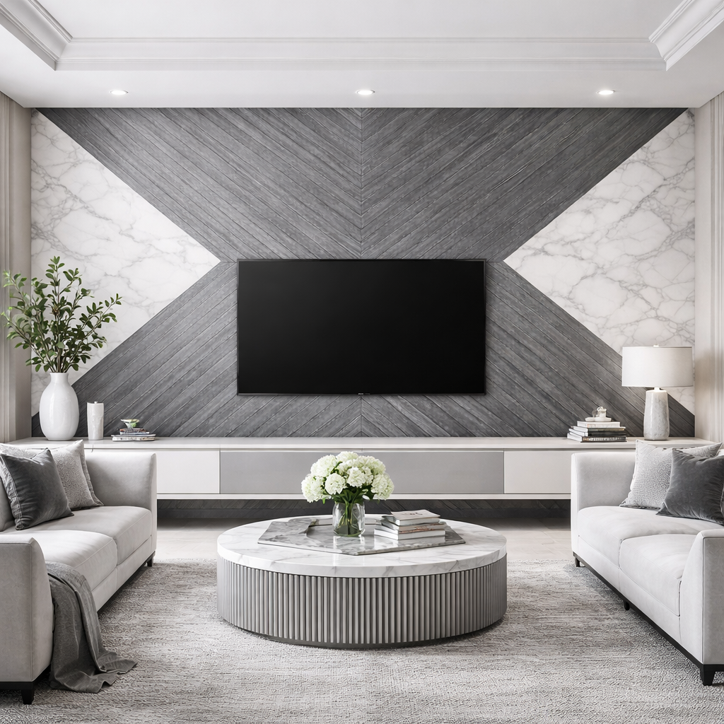 Monolith Chevron Wallpaper