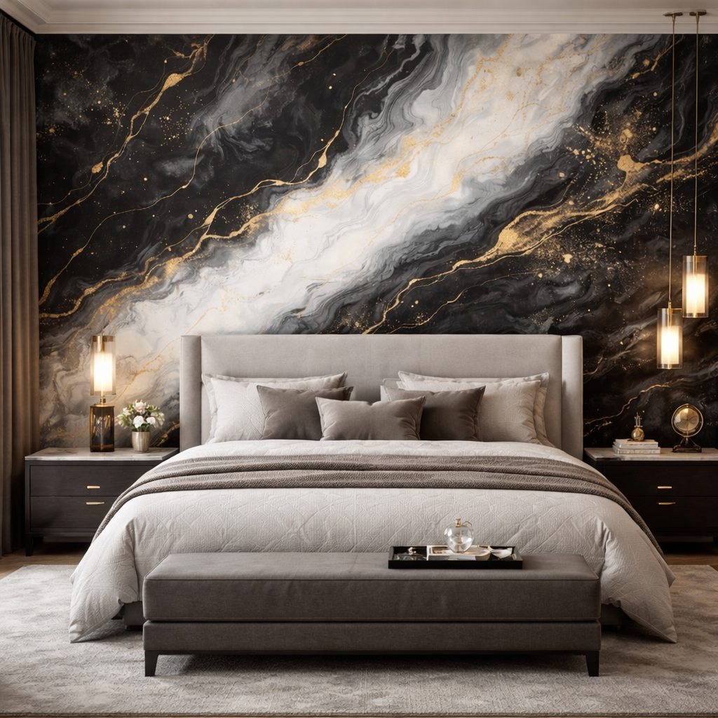 Monarque Marble Wallpaper