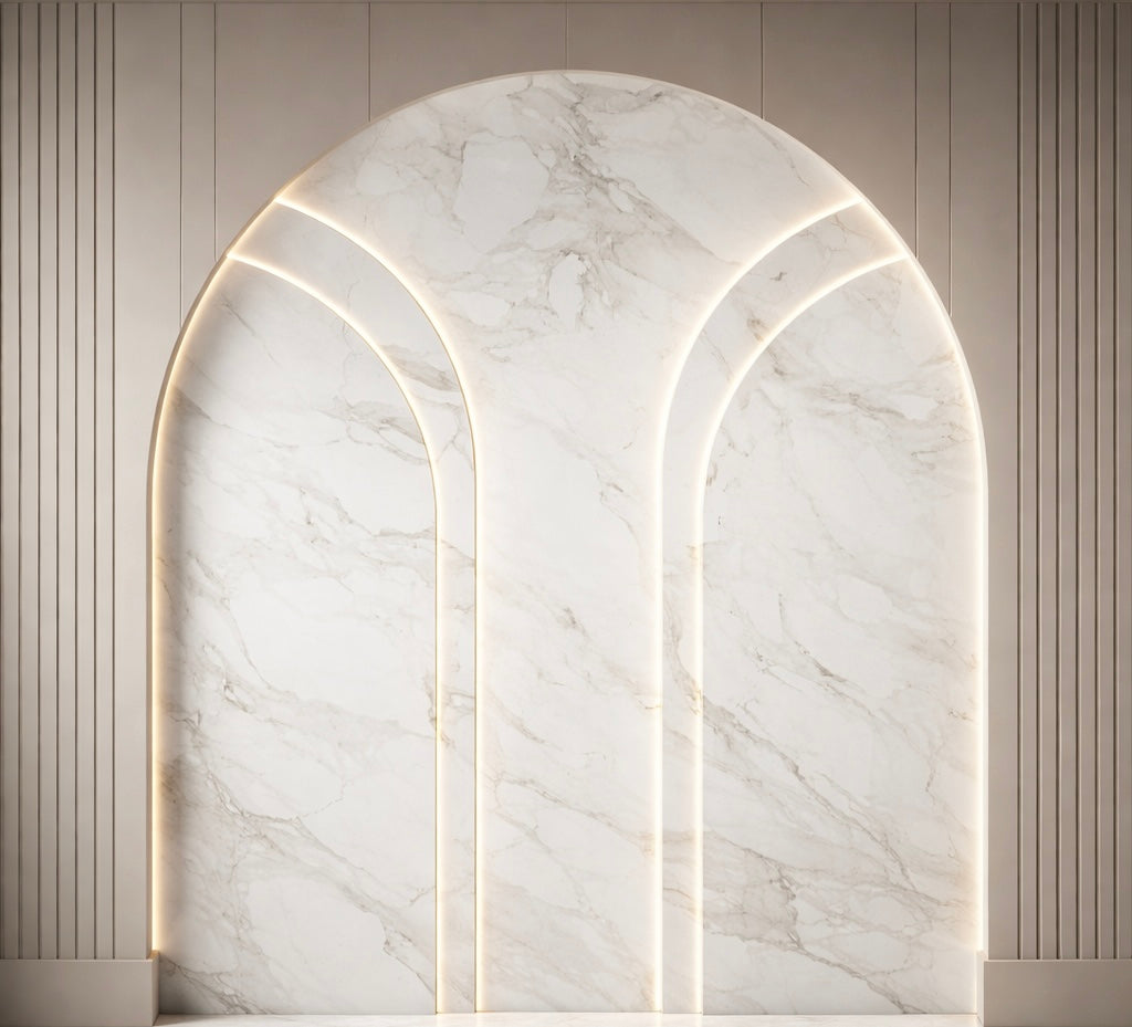 Luna Marble Arch Wallpaper