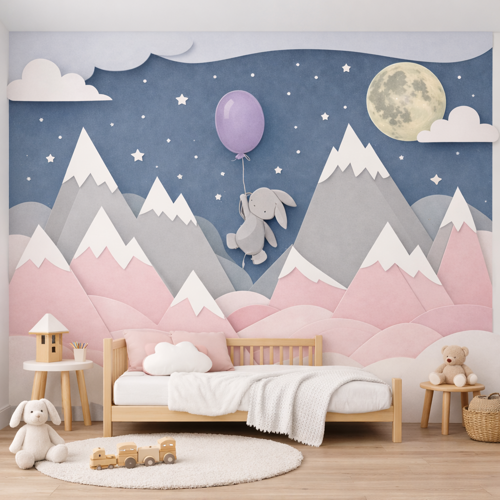 Bunny Balloon Wallpaper