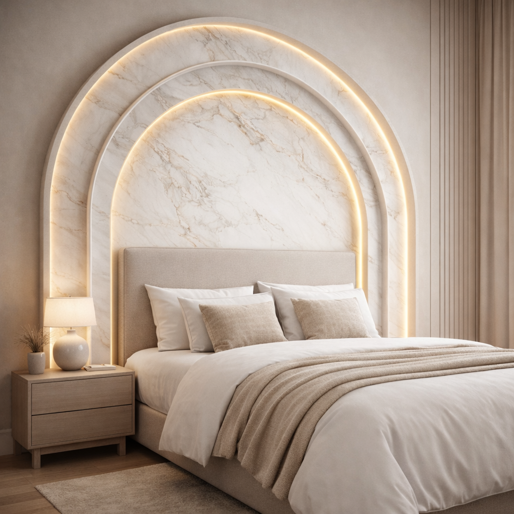 Marble Arch Glow Wallpaper