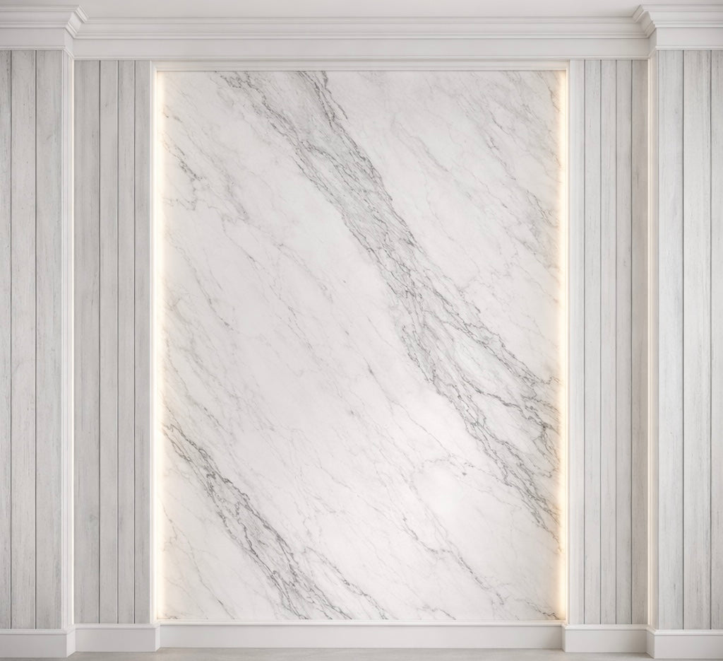 Calacatta Marble Panel Wallpaper