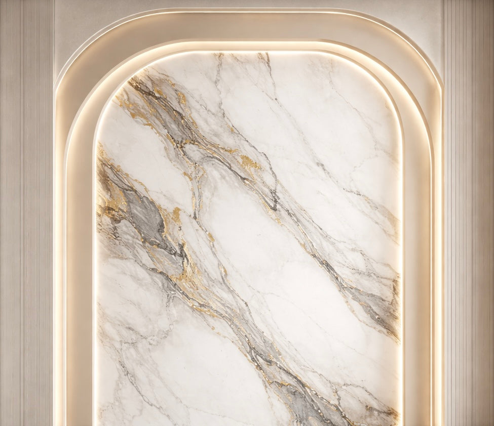 Gilded Vein Marble Wallpaper