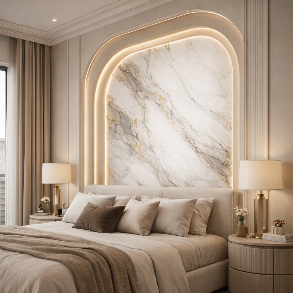 Gilded Vein Marble Wallpaper