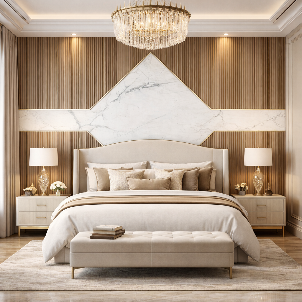 Aurum Chevron Wallpaper