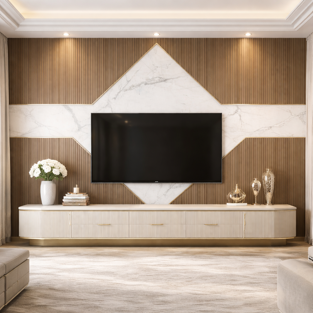 Aurum Chevron Wallpaper