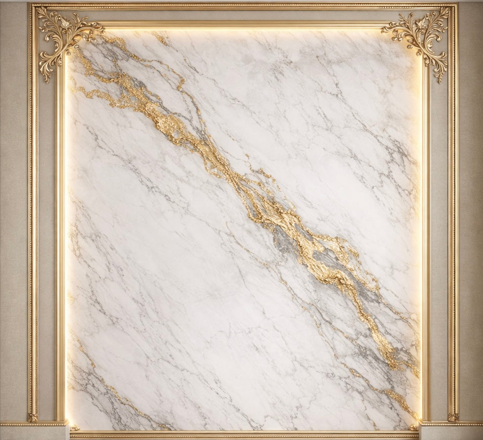 Aurora Marble Arch Wallpaper