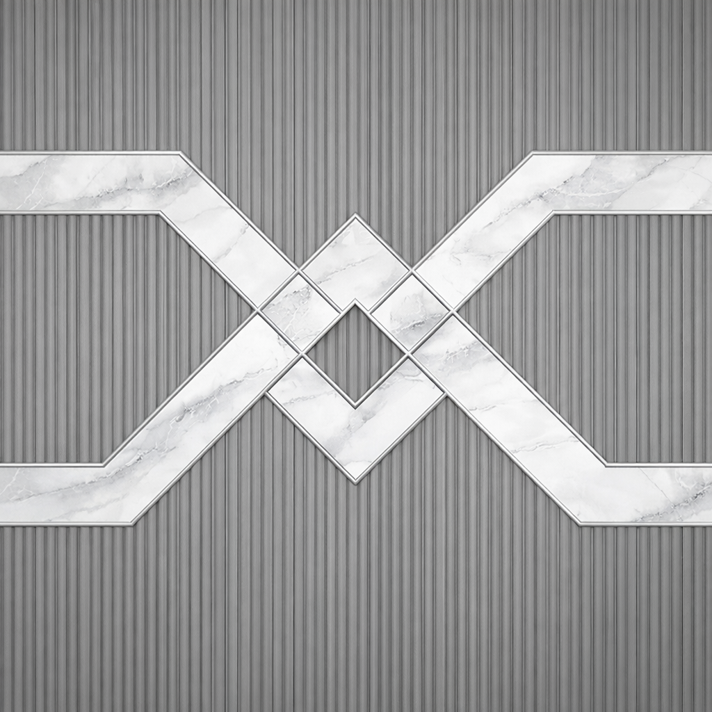 Interlock Marble Wallpaper