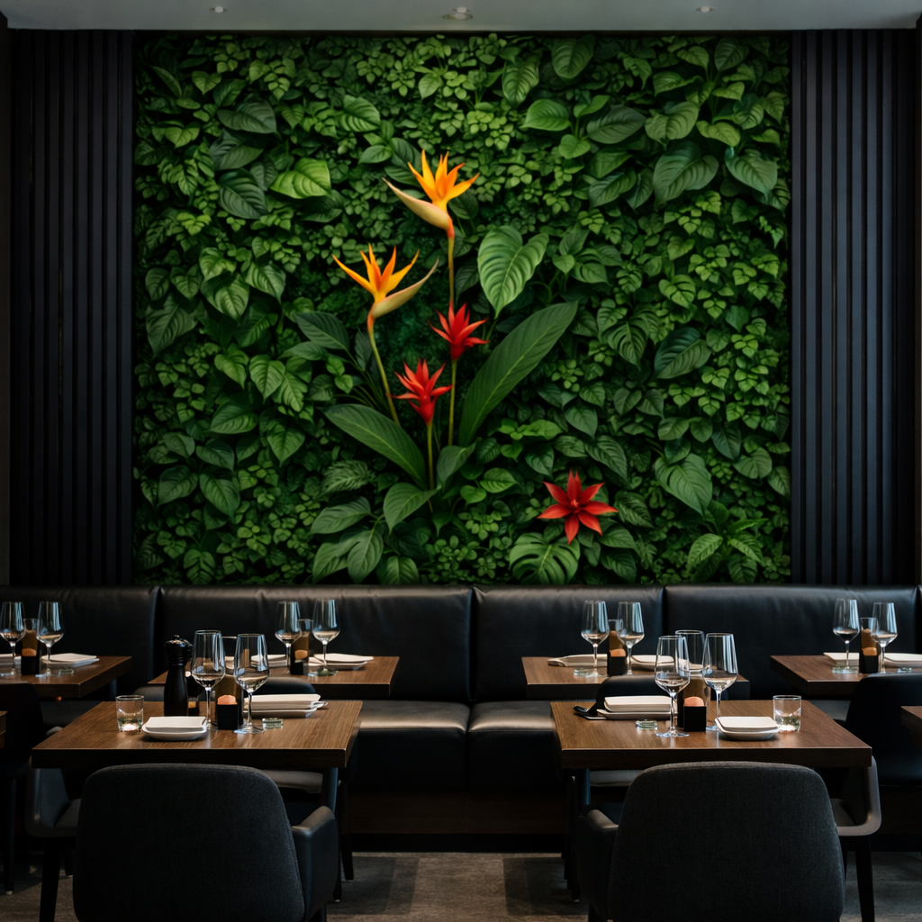 Leaf & Flower Wallpaper